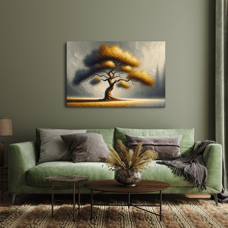 OBRAZ STROM ŽIVOTA V MLZE - OBRAZY STROMY ŽIVOTA - OBRAZY