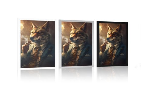 POSTER TIERISCHER GANGSTER WOLF - TIERISCHE GANGSTER - POSTER