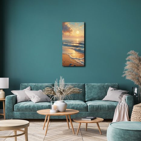 OBRAZ MOŘE ZALITÉHO SLUNCEM - OBRAZY VÝCHOD A ZÁPAD SLUNCE - OBRAZY