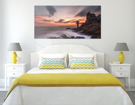 OBRAZ PIĘKNY KRAJOBRAZ NAD MORZEM - OBRAZY PRZYRODY I KRAJOBRAZY - OBRAZY