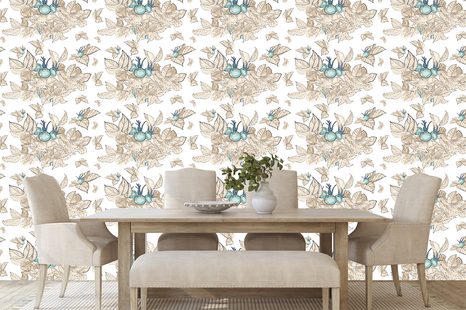 TAPETA PODZIMNÍ ZAHRADA - TAPETY PŘÍRODA - TAPETY