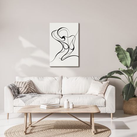 OBRAZ ABSTRAKTNÍ LINIE ŽENY - OBRAZY ŽENY - OBRAZY