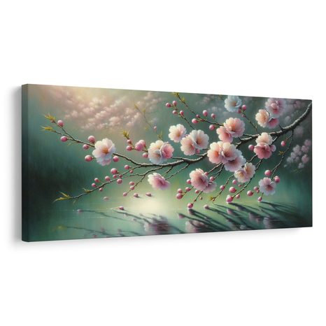 OBRAZ ROZKVETLÁ SAKURA - OBRAZY KVĚTŮ - OBRAZY