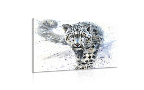 OBRAZ KRESLENÝ LEOPARD - OBRAZY ZVÍŘAT - OBRAZY