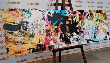 OBRAZ JEDINEČNÉ GRAFFITI UMENIE - ABSTRAKTNÉ OBRAZY - OBRAZY