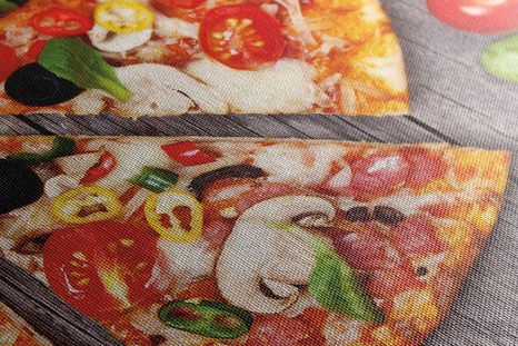 WANDBILD PIZZA - BILDER VON ESSEN UND GETRÄNKEN - BILDER