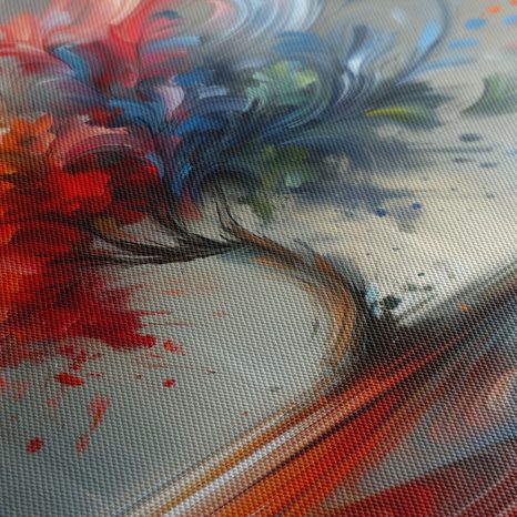 SLIKA APSTRAKTNO STABLO ŽIVOTA U POKRETU - SLIKE STABLA ŽIVOTA - SLIKE