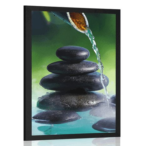 PLAKAT HARMONIA W ZEN OGRODZIE - FENG SHUI - PLAKATY