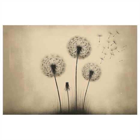 CANVAS SCHILDERIJ STILLE SCHOONHEID VAN PAARDENBLOEMEN - SCHILDERIJEN - MEGA UITVERKOOP TOT 70% 🔥