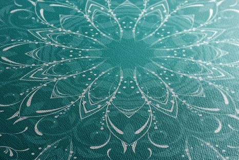 OBRAZ MODROBÍLÁ ROZETA - OBRAZY FENG SHUI - OBRAZY