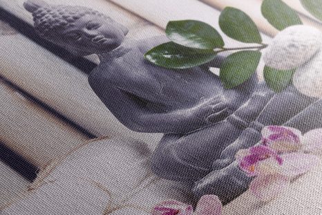 TABLEAU SUR TOILE – BOUDDHA BIEN-ÊTRE - TABLEAUX FENG SHUI - TABLEAUX