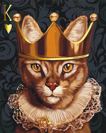 POSLIKAVA PO ŠTEVILKAH KRALJEVSKA MAČKA - ŽIVALI - POSLIKAVA PO ŠTEVILKAH