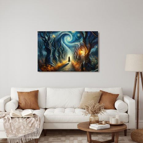 OBRAZ CESTA DO HVĚZDNÉ NOCI - OBRAZY PŘÍRODY A KRAJINY - OBRAZY