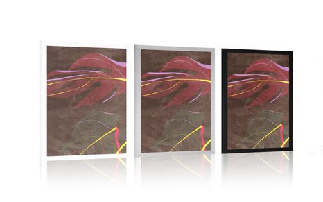 POSTER GEHEIMNISUMWITTERTE BLÄTTER - MOTIVE AUS UNSERER WERKSTATT - POSTER