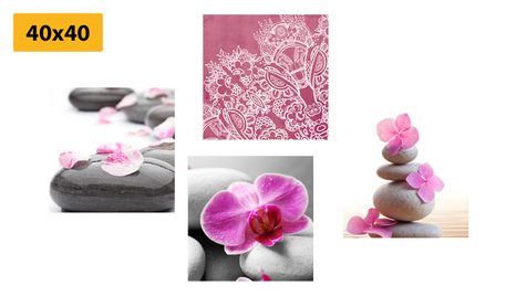 SET OBRAZOV ZEN ZÁTIŠIE - ZOSTAVY OBRAZOV - OBRAZY