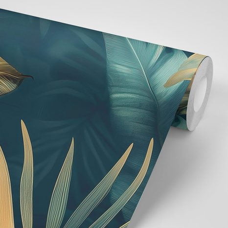 SELBSTKLEBENDE TAPETE PALMEN- UND BANANENBLÄTTER - TAPETEN - 🔥 TOTALAUSVERKAUF