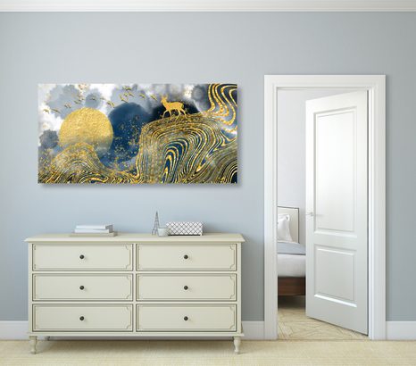 КАРТИНА НА ПЛАТНО – ЧУДЕСЕН ПЕЙЗАЖ - АБСТРАКТНИ КАРТИНИ - КАРТИНИ