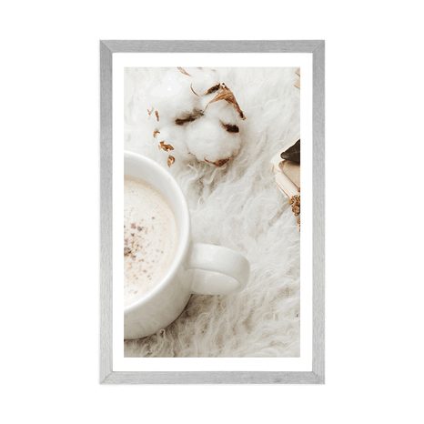 POSTER WITH MOUNT MORNING COFFEE - STILL LIFE - POSTERS