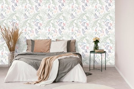 SAMOLEPÍCÍ TAPETA JEMNÉ LISTY KAPRADINY - SAMOLEPÍCÍ TAPETY - TAPETY