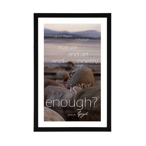 PLAKÁT S PASPARTOU A ZAJÍMAVÝM CITÁTEM - MOTIVY Z NAŠÍ DÍLNY - PLAKÁTY