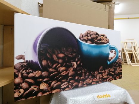 TABLOU CEȘTI CU BOABE DE CAFEA - TABLOURI BĂUTURI ȘI MÂNCARE - TABLOURI