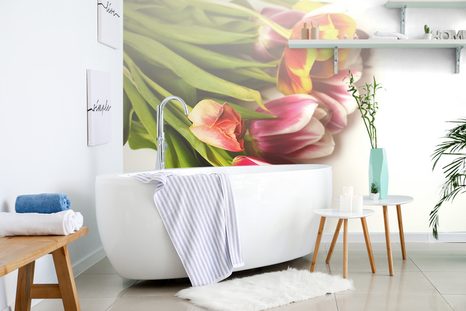 FOTOTAPETA KYTICE TULIPÁNŮ - TAPETY KVĚTINY - TAPETY