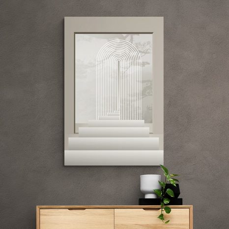 OBRAZ SCHODY DO RAJA MID-CENTURY - ABSTRAKTNÉ OBRAZY - OBRAZY