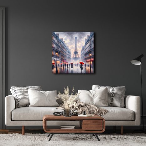 WANDBILD PARISER ROMANZE - BILDER VON PARIS - BILDER