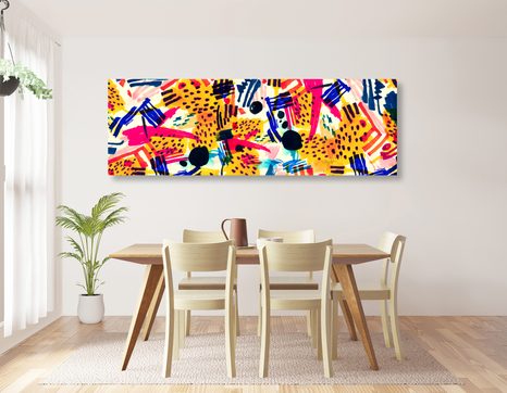 OBRAZ POP ART ABSTRAKCE - POP ART OBRAZY - OBRAZY