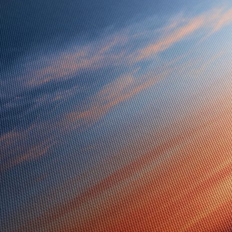 TABLEAU EN 5 PARTIES – CIEL DU SOIR EN COULEURS - TABLEAUX LEVER ET COUCHER DE SOLEIL - TABLEAUX