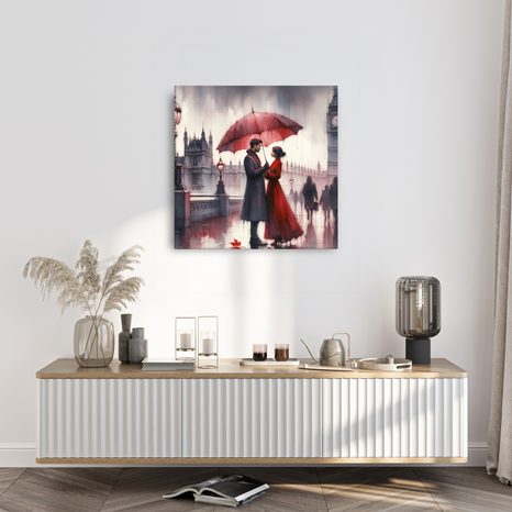 OBRAZ LÁSKA V DEŠTI - OBRAZY LÁSKA - OBRAZY