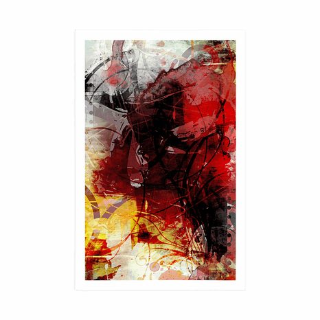 PLAKÁT MODERNÍ MEDIÁLNÍ MALBA - ABSTRAKTNÍ A VZOROVANÉ - PLAKÁTY