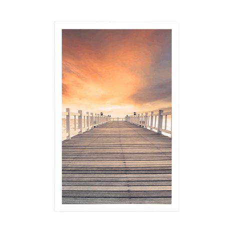 PLAKÁTY STARÉ DŘEVĚNÉ MOLO - PŘÍRODA - PLAKÁTY