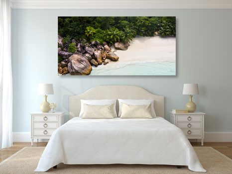 SLIKA OBALA SEJŠELOV - SLIKE NARAVE IN POKRAJINE - SLIKE