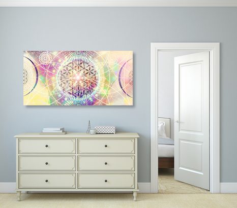 TABLOU MANDALA INTERESANT - TABLOURI FENG SHUI - TABLOURI