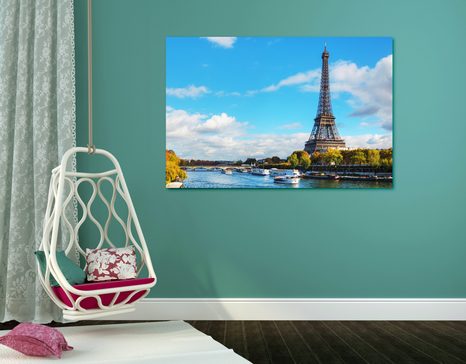 WANDBILD ATEMBERAUBENDES PANORAMA VON PARIS - BILDER VON STÄDTEN - BILDER