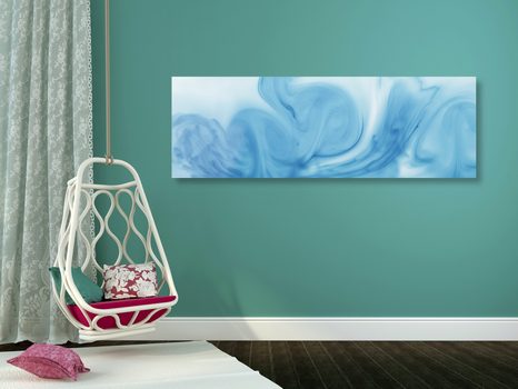 QUADRO SU TELA – SPLENDIDA ASTRAZIONE BLU - STAMPE E QUADRI - 🔥 SVENDITA TOTALE