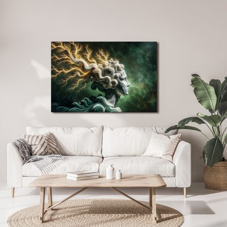 OBRAZ BOHYNĚ BOUŘE S ELEKTRIZUJÍCÍ SILOU - OBRAZY ŽENY - OBRAZY