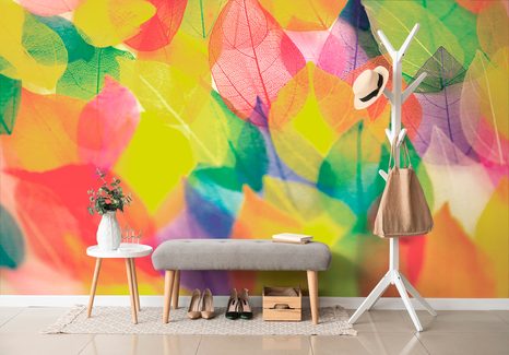 SELBSTKLEBENDE TAPETE BLÄTTER IN HERBSTFARBEN - SELBSTKLEBENDE TAPETEN - TAPETEN