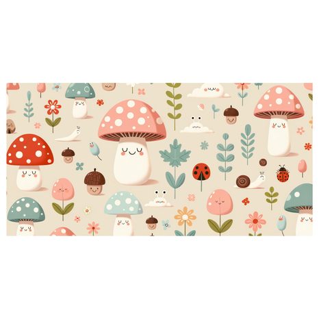 OBRAZ LESNÍ POHÁDKA S HŘÍBKY - CHILDRENS PICTURES - PICTURES