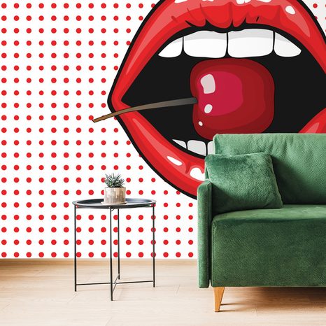 WALLPAPER TASTE OF CHERRIES - POP ART WALLPAPERS - WALLPAPERS