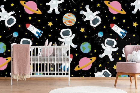 SAMOLEPÍCÍ TAPETA VESMÍRNÉ DOBRODRUŽSTVÍ - SAMOLEPÍCÍ TAPETY - TAPETY