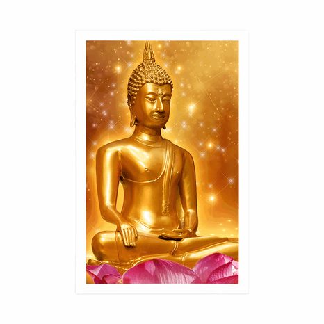 PLAKAT ZLATNI BUDDHA - FENG SHUI - PLAKATI