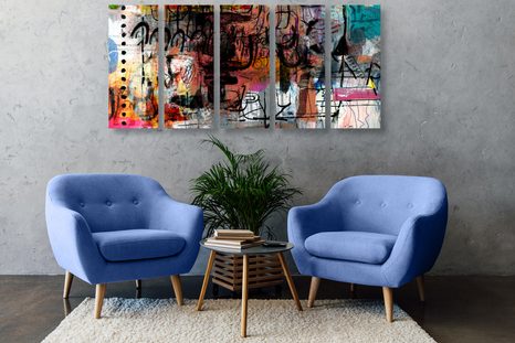 5-DELNA SLIKA STREET ART UMETNOST - POP ART SLIKE - SLIKE