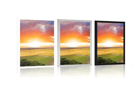 AFFICHE – VUE MAGNIFIQUE EN ISLANDE - NATURE - AFFICHES