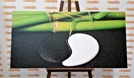 KÉP JIN JANG SZIMBÓLUM KŐBŐL - FENG SHUI KÉPEK - KÉPEK