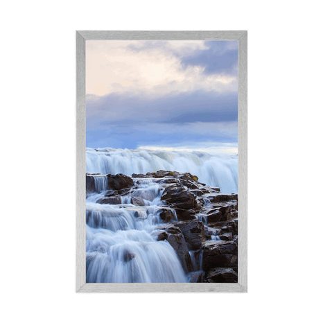 POSTER WASSERFÄLLE IN ISLAND - NATUR - POSTER