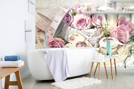 FOTOTAPETA ROMANTICKÉ VINTAGE ZÁTIŠÍ - VINTAGE A RETRO TAPETY - TAPETY