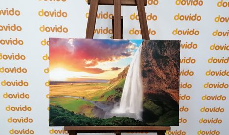 SLIKA ČUDOVITI SLAP NA ISLANDIJI - SLIKE SLAPOVI - SLIKE