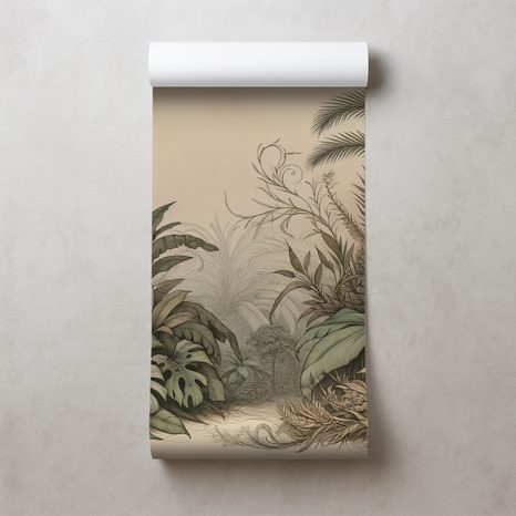 TAPETA PŘÍRODNÍ TROPICKÁ DŽUNGLE - TAPETY DŽUNGLE - TAPETY